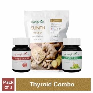 Thyroid Combo = Thyer Tablet + Master Key Capsule + Sunth Powder