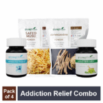 Addiction Relief Combo = Addicto Tablet + Master Key Capsule + Safed Musli Powder + Ashwagandha Powder